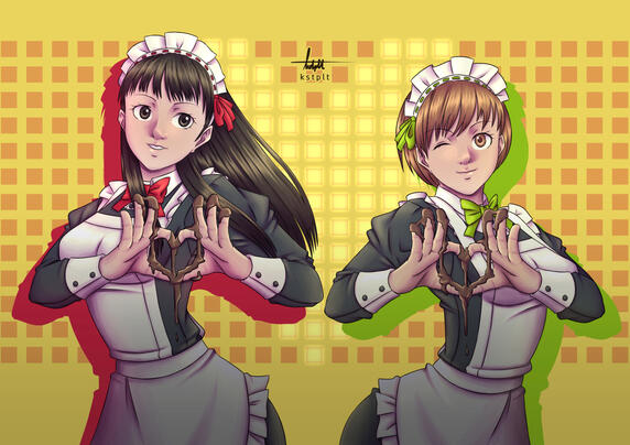 Chocolate Maid, Yukiko and Chie