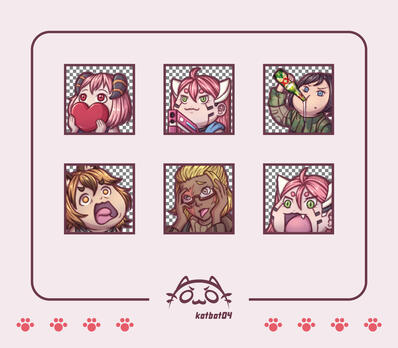 Mutsuki Emote Set